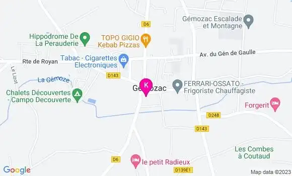 Localisation Guillaume Domptail