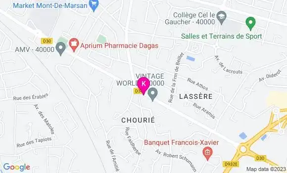 Localisation Laurent Pilet