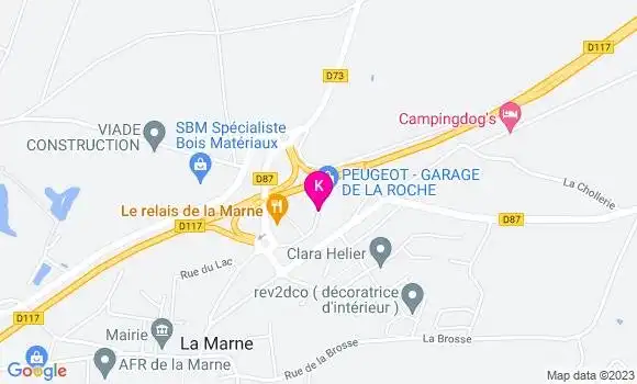Localisation Rodrigue Lechat