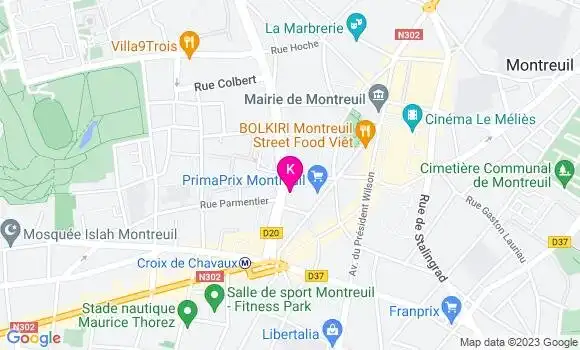 Localisation Bernard Chapellier