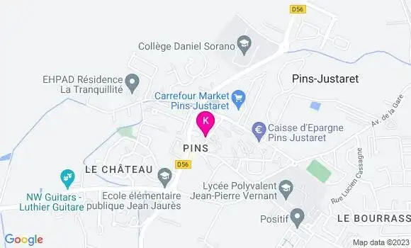 Localisation Daniel Vergnes