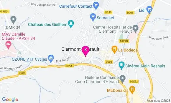Localisation Benjamin Claudon