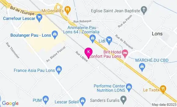 Localisation Patrice Fonchain