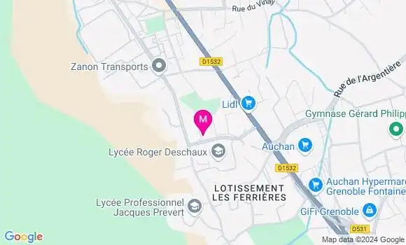 Localisation Claudie Rey