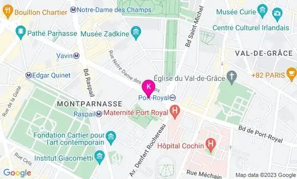 Localisation Magalie Thomas