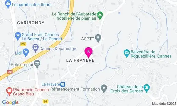 Localisation Daphné Dirmann