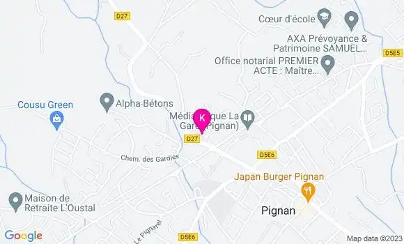 Localisation Beatrice Maurel Luc