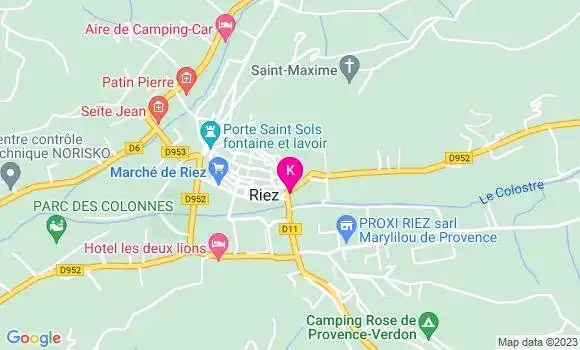 Localisation Laurette Fontin