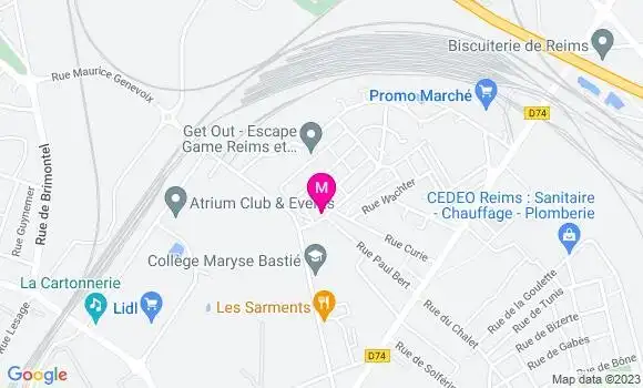 Localisation Camille Tadier