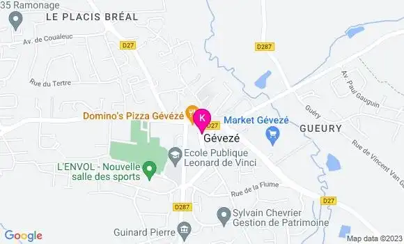 Localisation Emilie Vilboux