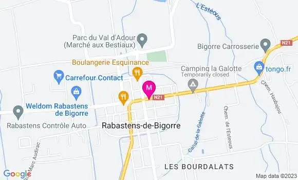 Localisation Gautier Lavedan