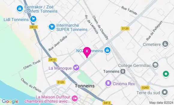Localisation Sandrine Moreau