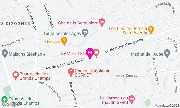 Localisation Romain Cloteaux