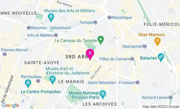 Localisation Achille Meillon