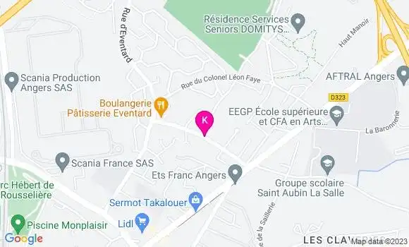 Localisation Thibaut Chauvin
