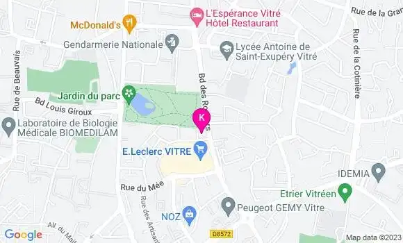 Localisation Franck Sutre