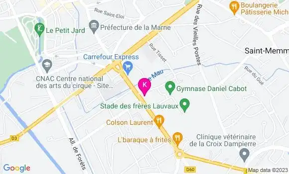 Localisation Sarah Demangeon