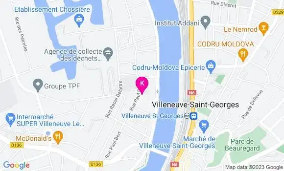 Localisation Estelle Clergeot