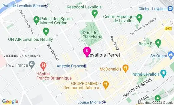 Localisation Laurine Makharine