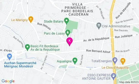 Localisation Coralie Rispal