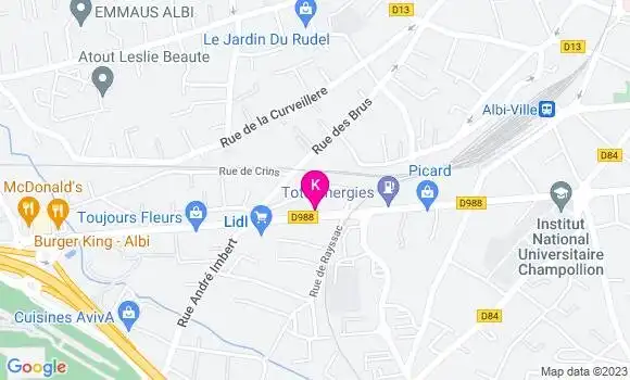Localisation Amandine Boisard