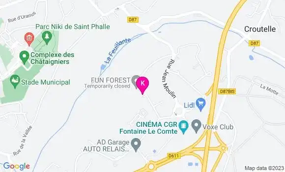 Localisation Pauline Blinet