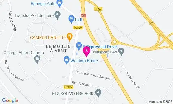 Localisation David Frederic Lupette