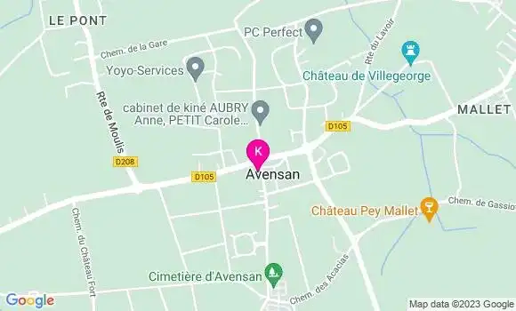 Localisation Sophie Bacot