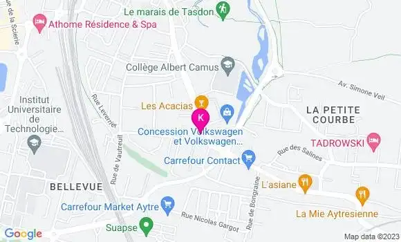Localisation Nicolas Auffret