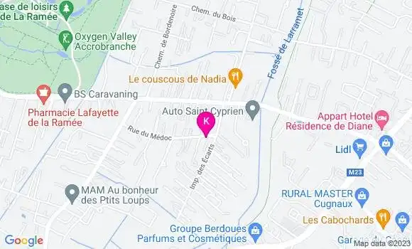 Localisation Fabienne Montiel Costes