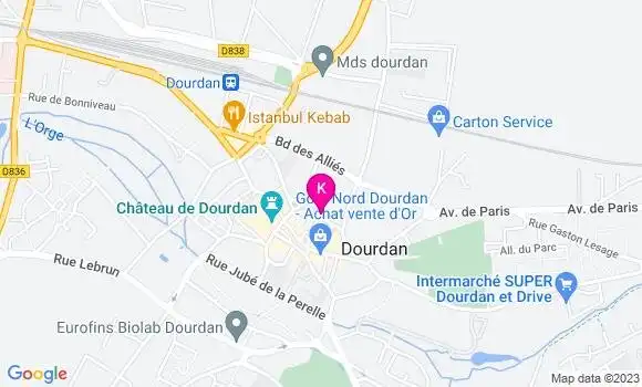 Localisation Jean Vergnaud