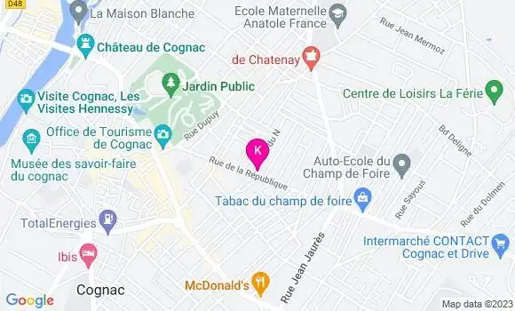 Localisation Annabelle Lacour