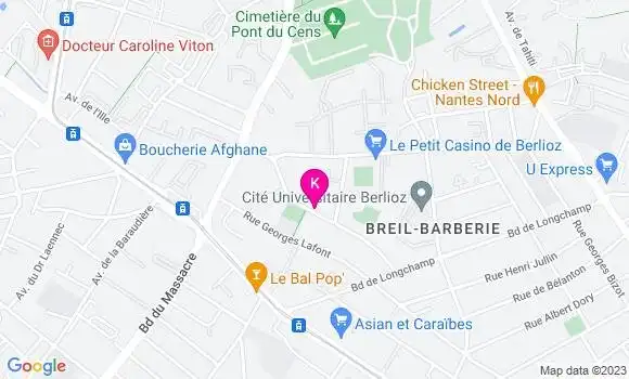 Localisation Jean Brice Boutin