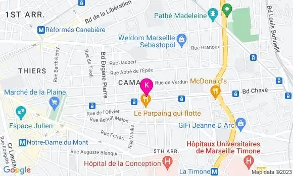 Localisation Emeline Perrin