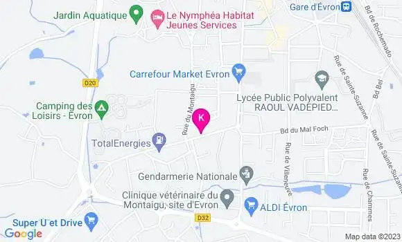 Localisation Angeline Durand