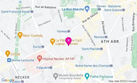 Localisation Marjorie Merli