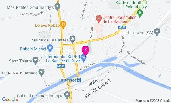 Localisation Denyse Meriot