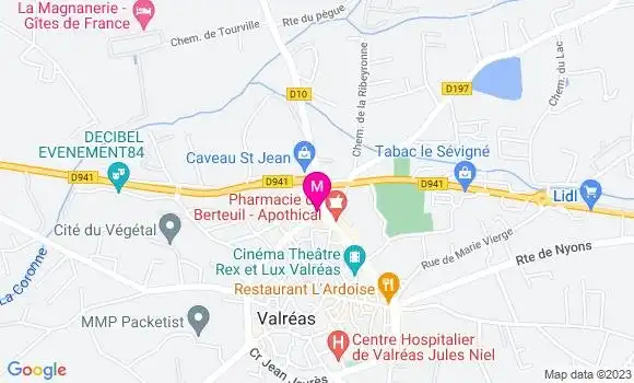 Localisation Wilfried Vinai