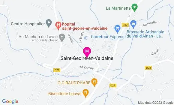Localisation Pauline Petit