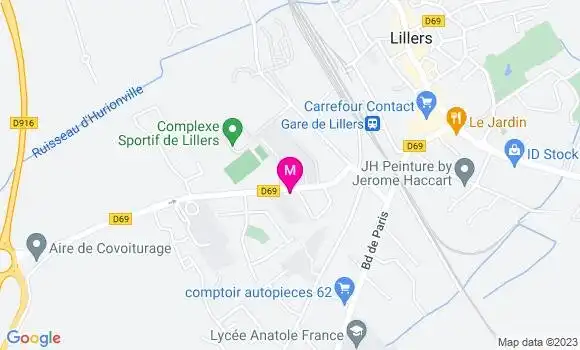Localisation Julie Foratier