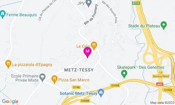 Localisation Audeline Panaget