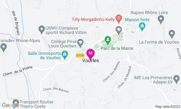 Localisation Virginie Bogaert Fages