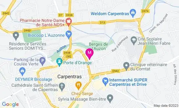 Localisation Pauline Tourres