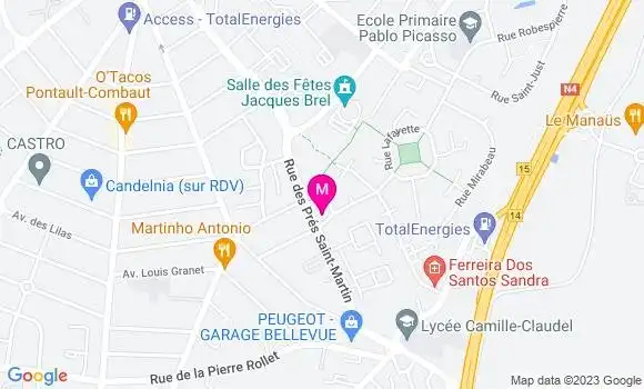 Localisation Trecy Baron
