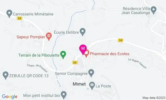 Localisation Amandine Daniel