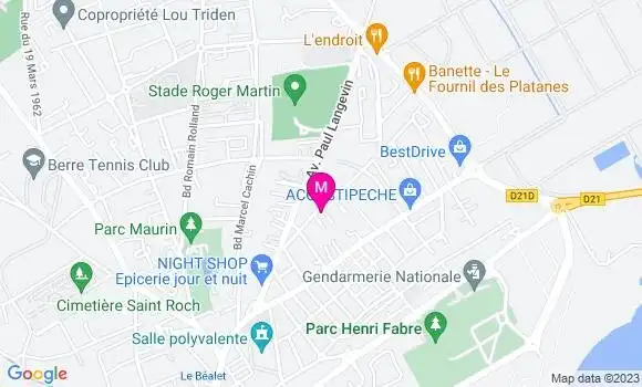 Localisation Manon Andreoli