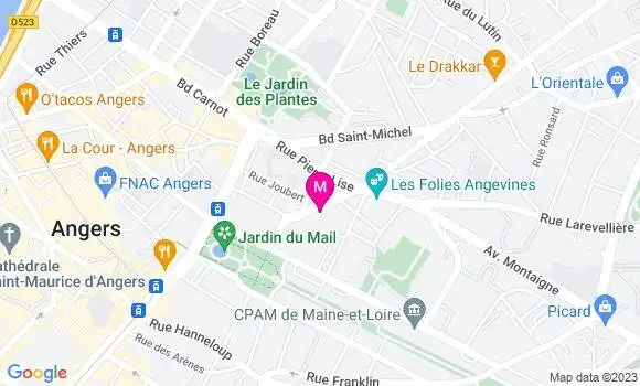 Localisation Elise Leverrier