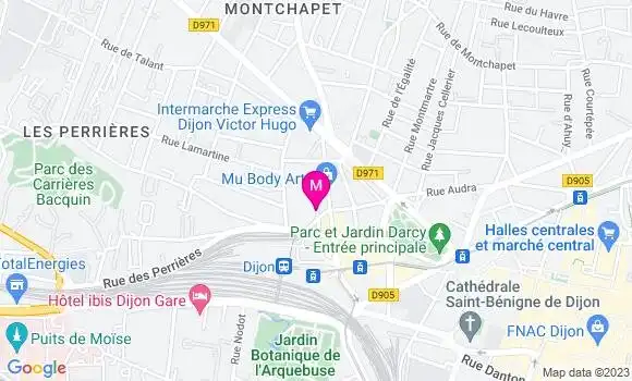 Localisation Isabelle Mignot Gruner