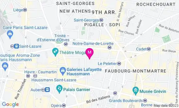 Localisation Anne Dauphine Peuchot