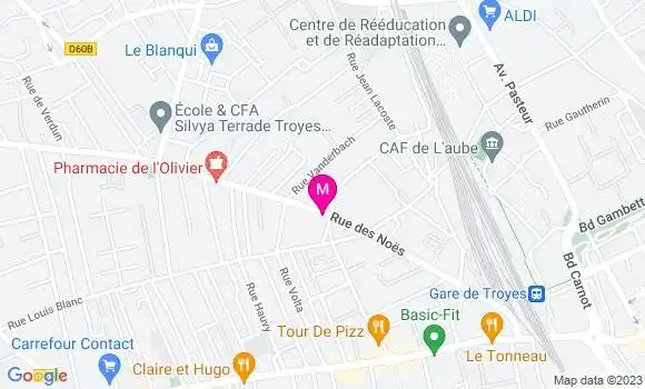 Localisation Fanny Bertrand